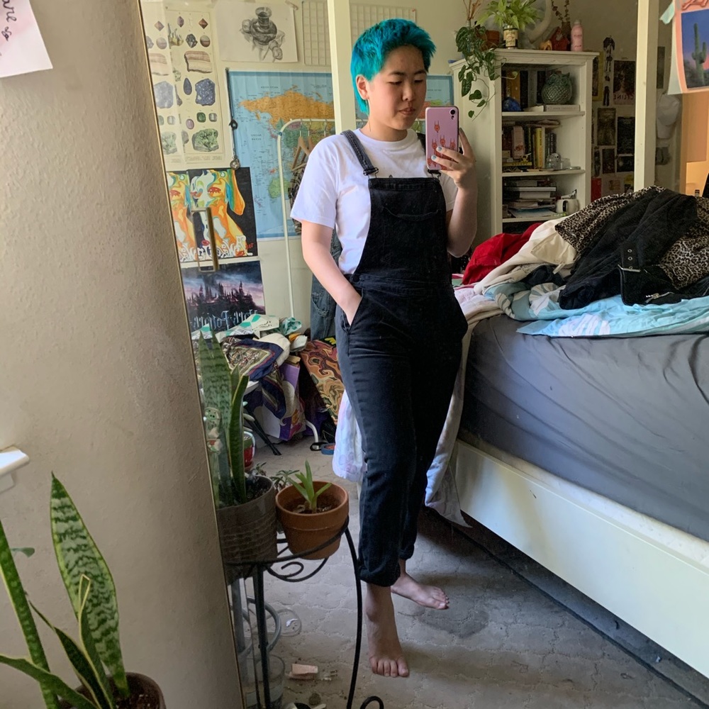 Urban Outfitters bdg black overalls